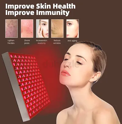 Red LED Light Therapy Panel, Deep Red 660nm and Near Infrared 850nm LED Light Therapy