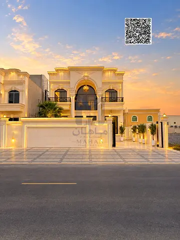 فيلا بتصميم كلاسيكي فاخر | 5 غرف نوم رئيسية (ماستر) | تشطيبات فائقة الفخامة | مسبح خاص وتراس على السطح | تصميم داخلي واسع | تملك حر | جاهزة للسكن | مو