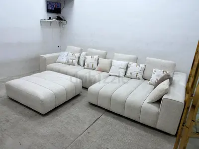 Great condition chattles more corner sofa and footstool