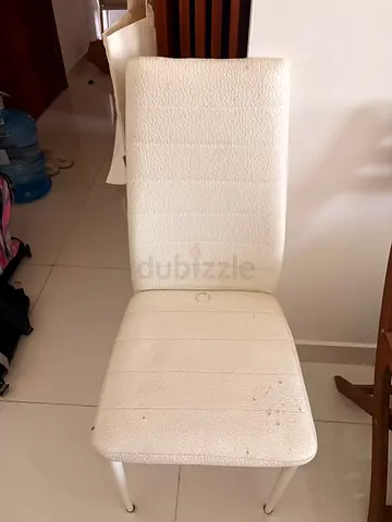 White Dining Chair Qty 4