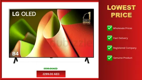 LG 55-Inch 4K Ultra HD OLED Smart 4K TV with AI ThinQ, Dolby Vision IQ, Dolby Atmos, webOS