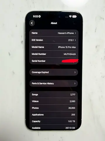 iPhone 15 Pro Max 1TB