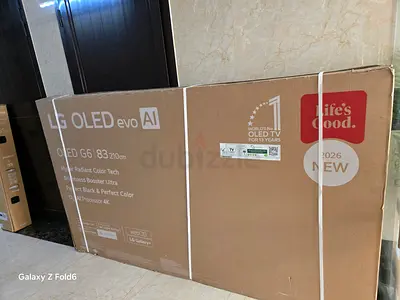 LG 83" OLED evo AI G6 4K Smart TV 2026 with Alpha 11 AI Processor 165Hz & G-SYNC, Brightness Booster