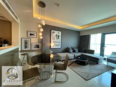 High-Floor 2BR Apartment | Tower D Business Bay | Furnished | Panoramic Water & Skyline Views
