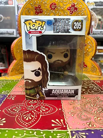 Funko Pop! Heroes #205 Aquaman (In Box) - Collectible Figure