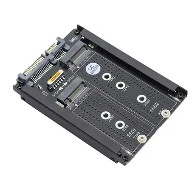 SATA M.2 Solid State SSD to SATA NVMe protocol hard disk to SFF-8654 adapter card 2280 expansion car