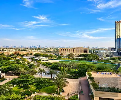 1BR Apartment | Close to metro | City & Park Views | Unfurnished