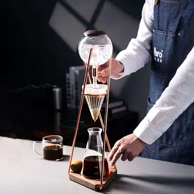 zeroHero Ice Drip Coffee Maker - Classic Ice Drip Coffee Maker- Ice Coffee -Cold Brew Coffee Tower 5