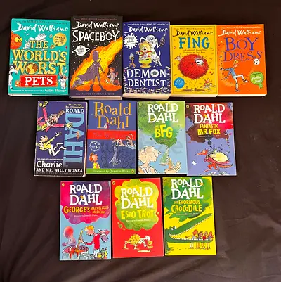 Roald Dahl & David Walliams Book Collection - 12 Books