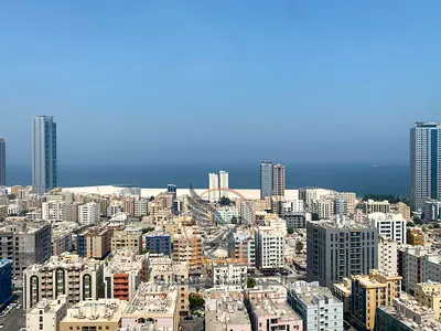 باركن مجانا شهر مجانا غاز مركزي غرفتين ماستر  غرفة خادمة غرفة غسيل خزائن حائط مساحات واسعة