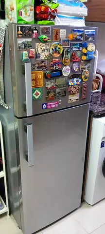 Daewoo Silver Top-Freezer Refrigerator in Good Working Condition