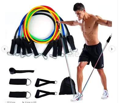 Artbell Fitness 11-in-1 Resistance Band Set – Complete Home Workout Kit - Brand New