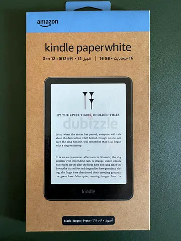 Brand new Amazon Kindle Paperwhite (Gen 12) - 16 GB, Black - Sealed Box