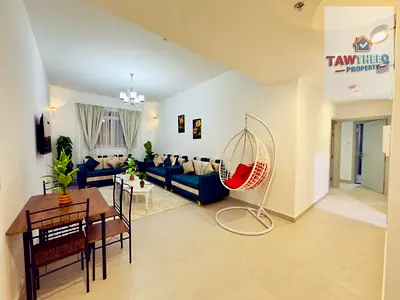 Fully Furnished Two-Bedroom Apartment for Monthly Rent – Ajman Corniche