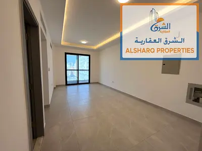 For annual rent in Al Jurf 3, Ajman: a 2-bedroom apartment with a living room (second occupancy), available for 44,000 AED.