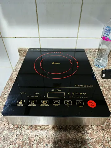 Single-burner Induction Cooktop - Ikon IK-20B1, Stainless Steel