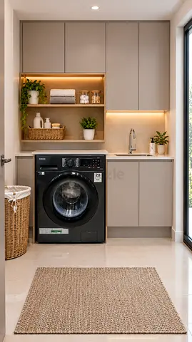 Samsung Black Washing Machine 9 kg