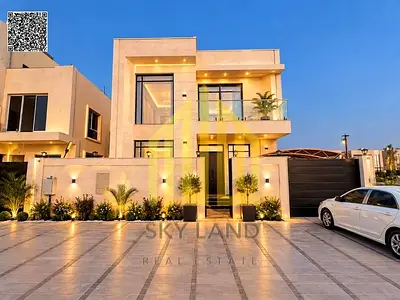 للايجار فيلا مودرن اول ساكن موقع ارضي و اول و رووف مميز علي طريق رئيسي