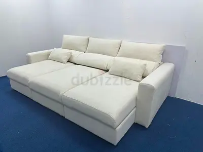 IKEA Eskilstuna beige color lshape sofa bed