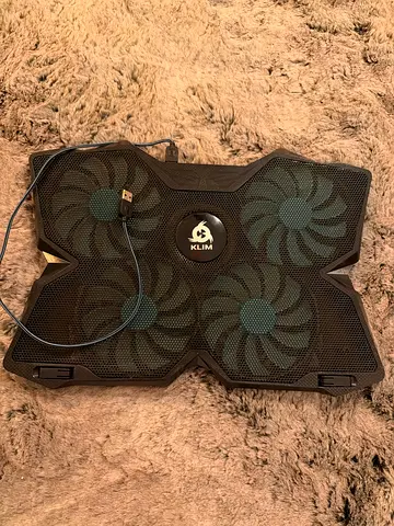 KLIM laptop cooling pad with 4 fans - used, working