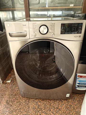 LG Front Load Washer Dryer 24kg Stainless Steel - Good Condition