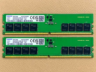 Samsung 32GB DDR5 5600 MHz Desktop RAM (2 x 32GB) - Good Condition
