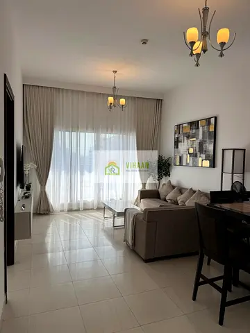 Furnished 1BR Apartment | Silicon Heights 2 | Balcony & City View