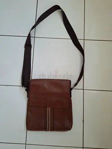 Leather hand bag for men