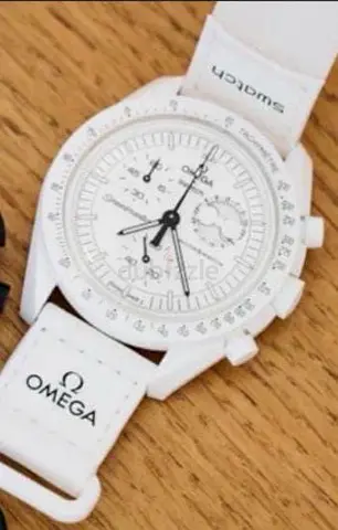 White Omega x Swatch Speedmaster Moonwatch (bioceramic)  All over UAE cash on delivery