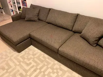 Premium Quality Crate&Barrel Lounge Deep feather filled L Shape Sofa