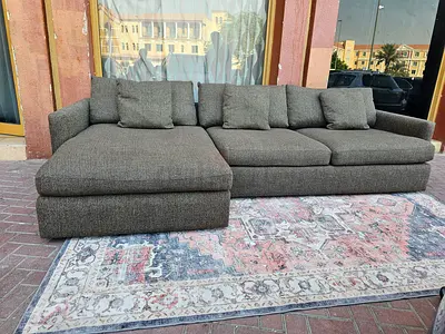 Amazing Condition Crate&Barrel Lounge Deep feather filled L Shape Sofa