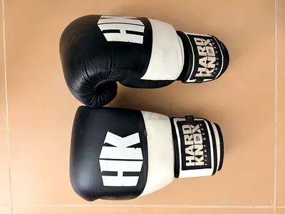 Hard Knox Gloves and shin guards - used, good condition