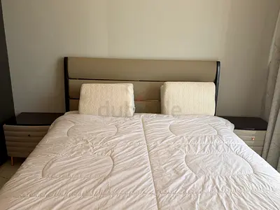 Queen Size Bed Frame with Two Matching Nightstands - Good Condition