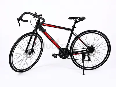 road bike - lightweight frame, 21-speed, disc brakes