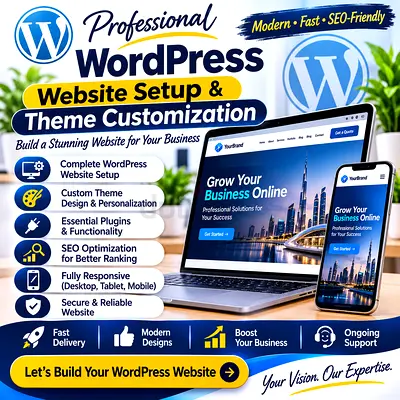 Professional WordPress Website Setup & Theme Customization
