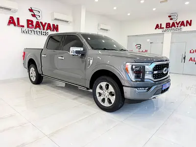 فورد اف 150 بلاتينيوم رمادي / زعفراني خليجي الطاير Ford F-150 Platinum 2023 GCC Specs