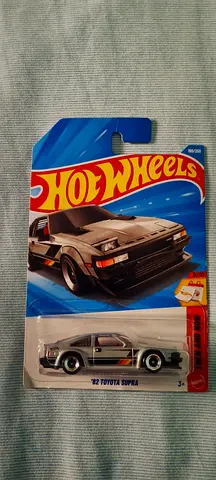 Hot Wheels '82 Toyota supra (then and now) long card
