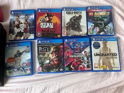 Bundle of 7 PS4 Games excluding Red Dead Redemption 2, Uncharted Collection, PES 2020