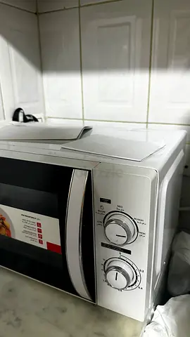 Used Countertop Microwave Oven - 20L Silver, Working Condition