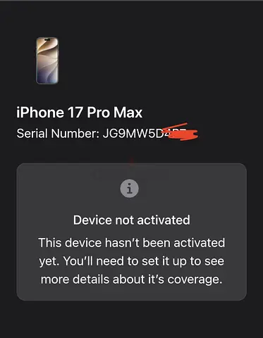 17 Pro Max 512 Gb Silver Non Active Just Sealed Open