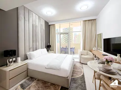 Modern Studio with Balcony | Parking & WiFi Included
