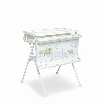 Foldable Baby Changing Table with Storage and Diaper Station