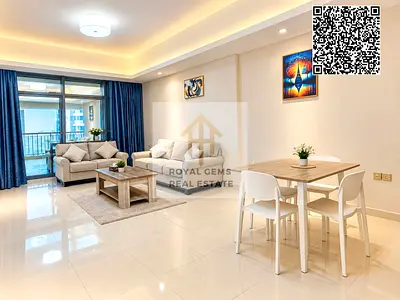Lowest price for an open-view apartment with easy monthly installments, parking, hotel services, an
