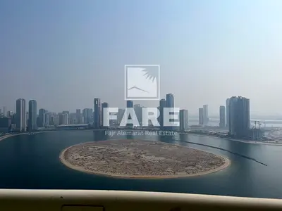 شقة 3 غرف فاخرة للإيجار– إطلالة مباشرة على البحيرة | الشارقة