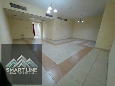 Huge 3bhk with balcony with maid room master bedroom central ac and gass family building rent only 45k