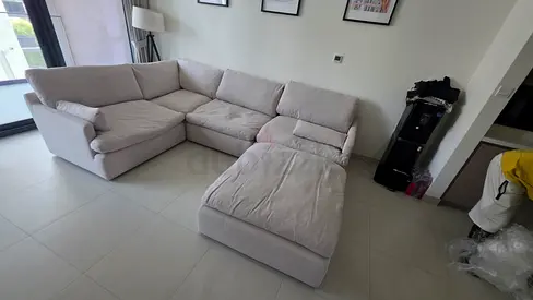 Home centre swin feather 🪶 filled modular sofa