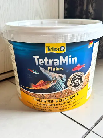 TetraMin Tropical Flakes - 10L Bucket (Sealed Pack, Not Used, Good Condition)