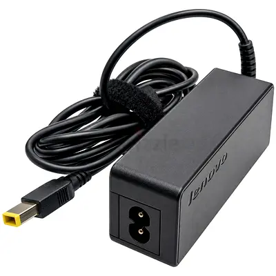 Lenovo Laptop AC Adapter / Charger with Square Tip - Good Working Condition