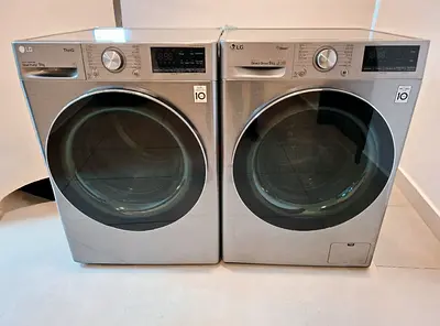 LG ThinQ 9kg Washer 9kg Heat Pump Dryer Set sapret sapret – Latest Version