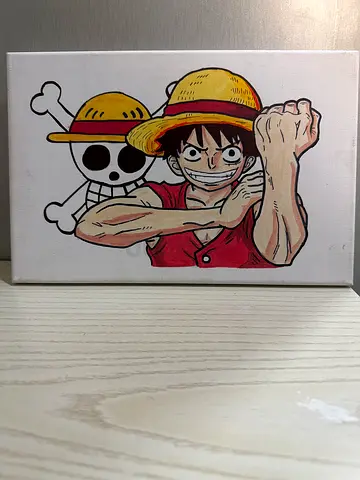 One Piece Luffy Canvas Art - Small Decorative Print